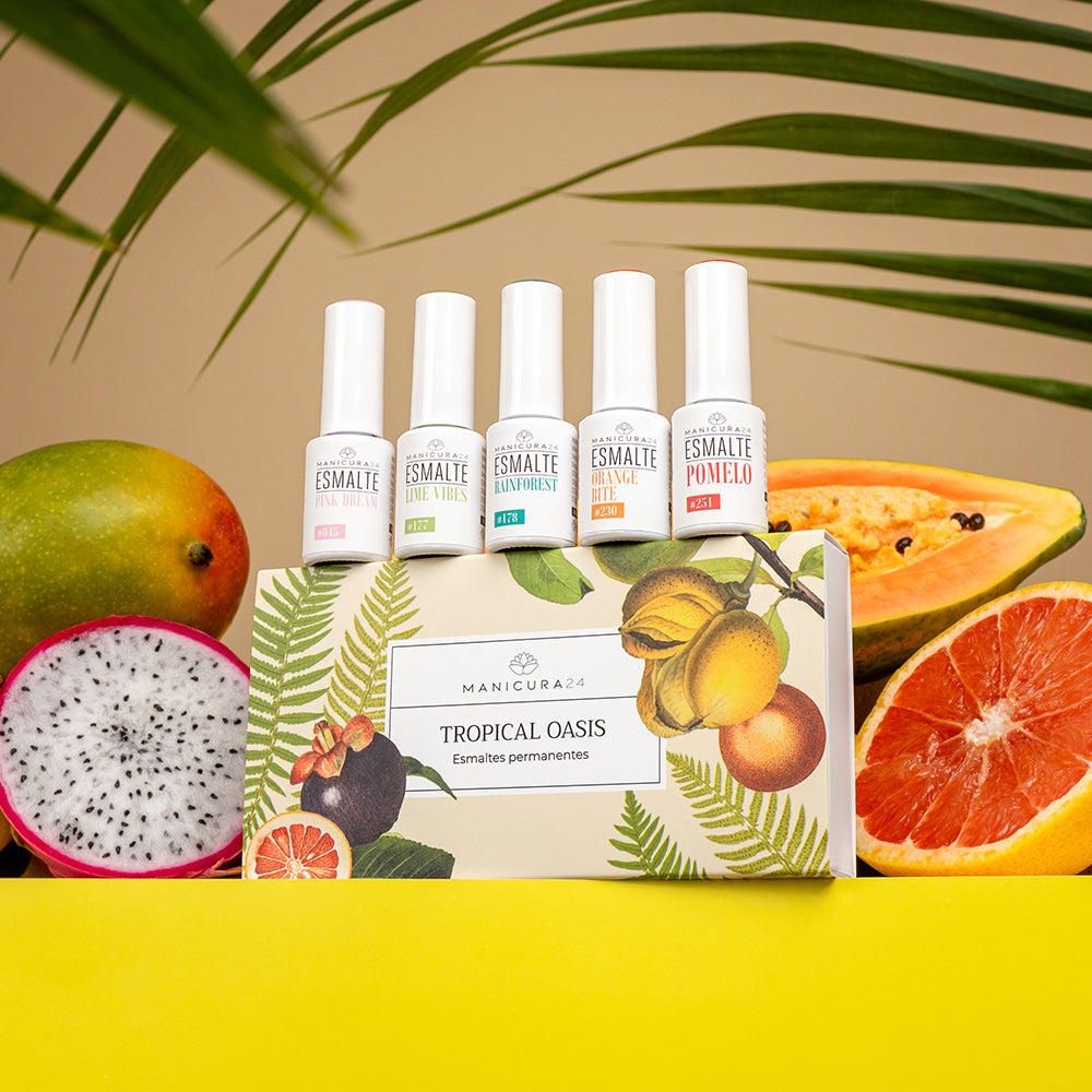 Pack esmaltes permanentes TROPICAL OASIS