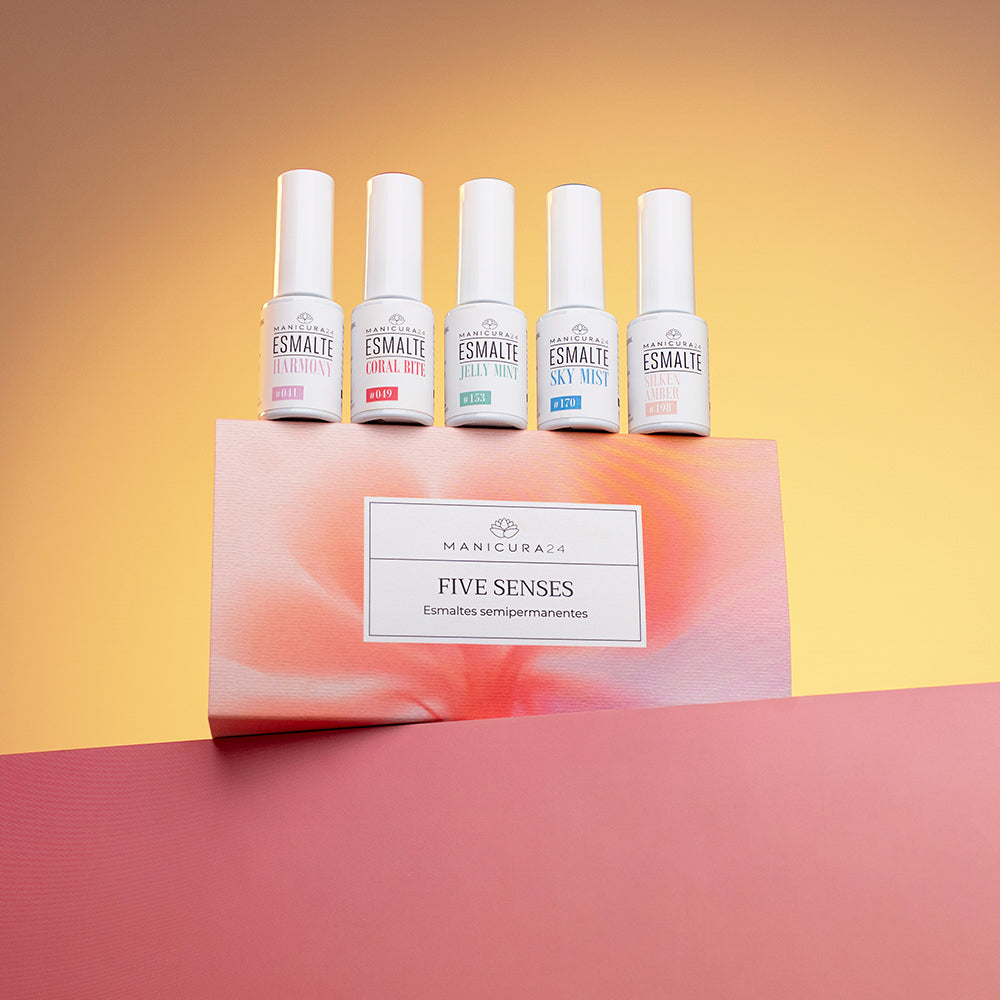 Pack esmaltes semipermanentes FIVE SENSES