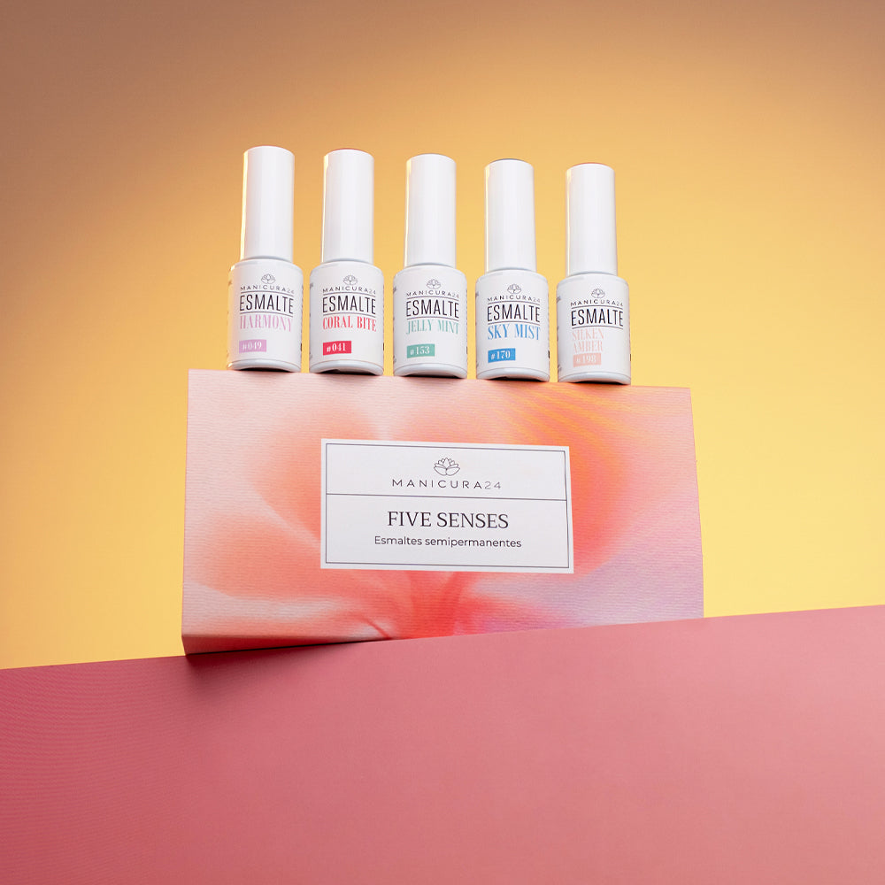 Pack esmaltes semipermanentes FIVE SENSES
