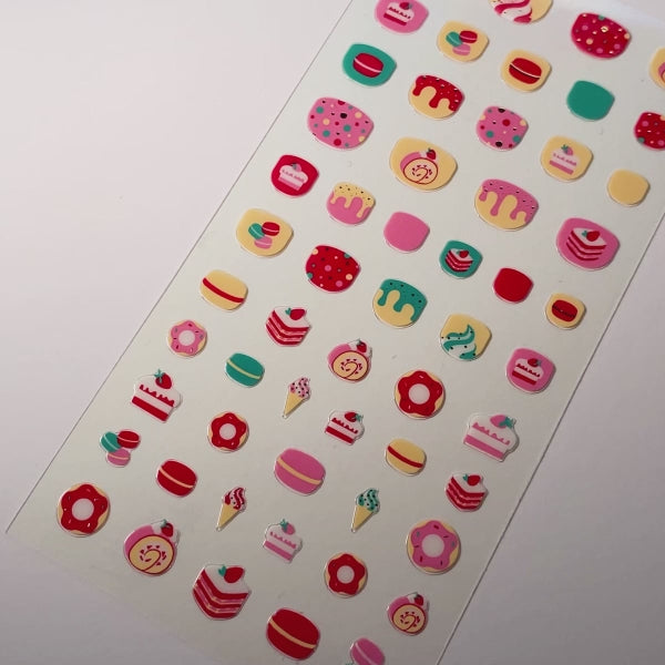 Kids Stickers  Sweets Party