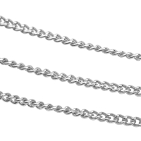 Nailart Chain - Cadena plata (1 mm) 