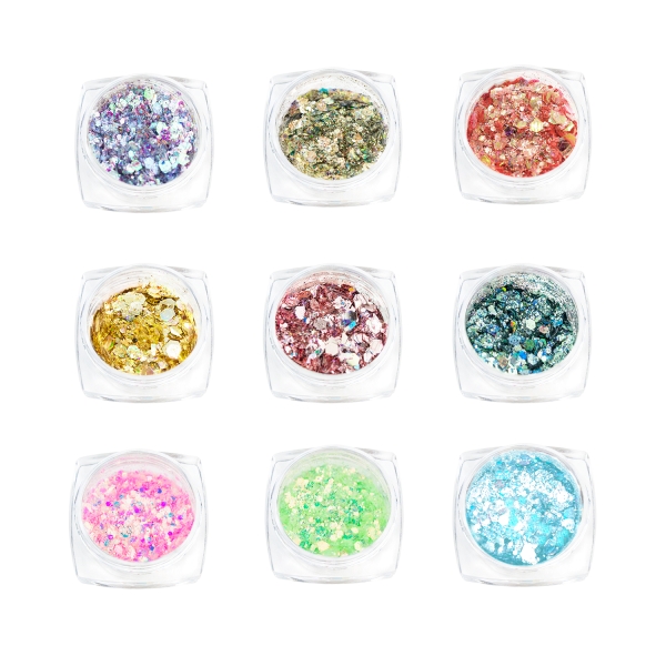 Pack Holographic Glitter Mix - nr 1